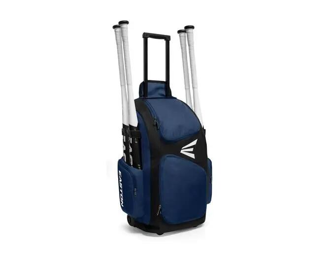 Easton Traveler Stand Up Wheeled Bag Color Black/Navy 4/4