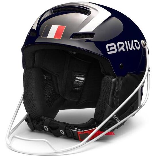 Casco per uomo donna in polycarbonate variante blu da sci