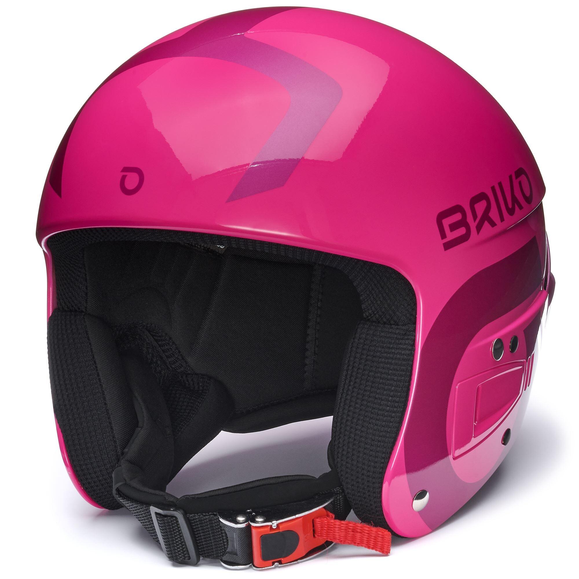 BRIKO briko casco rosso da uomo e donna in materiale sintetico per sport invernali