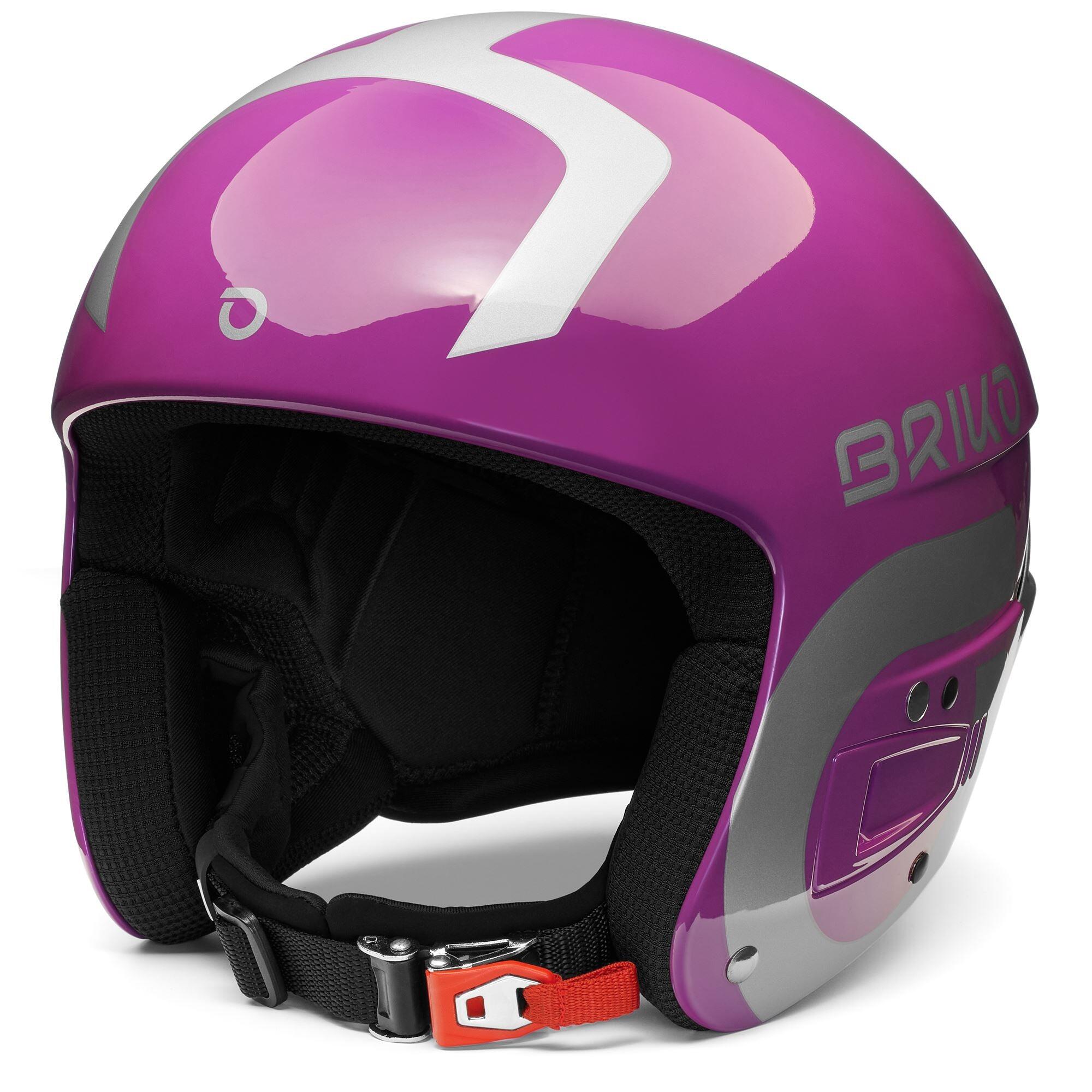 BRIKO briko casco viola da uomo e donna in materiale sintetico per sport invernali