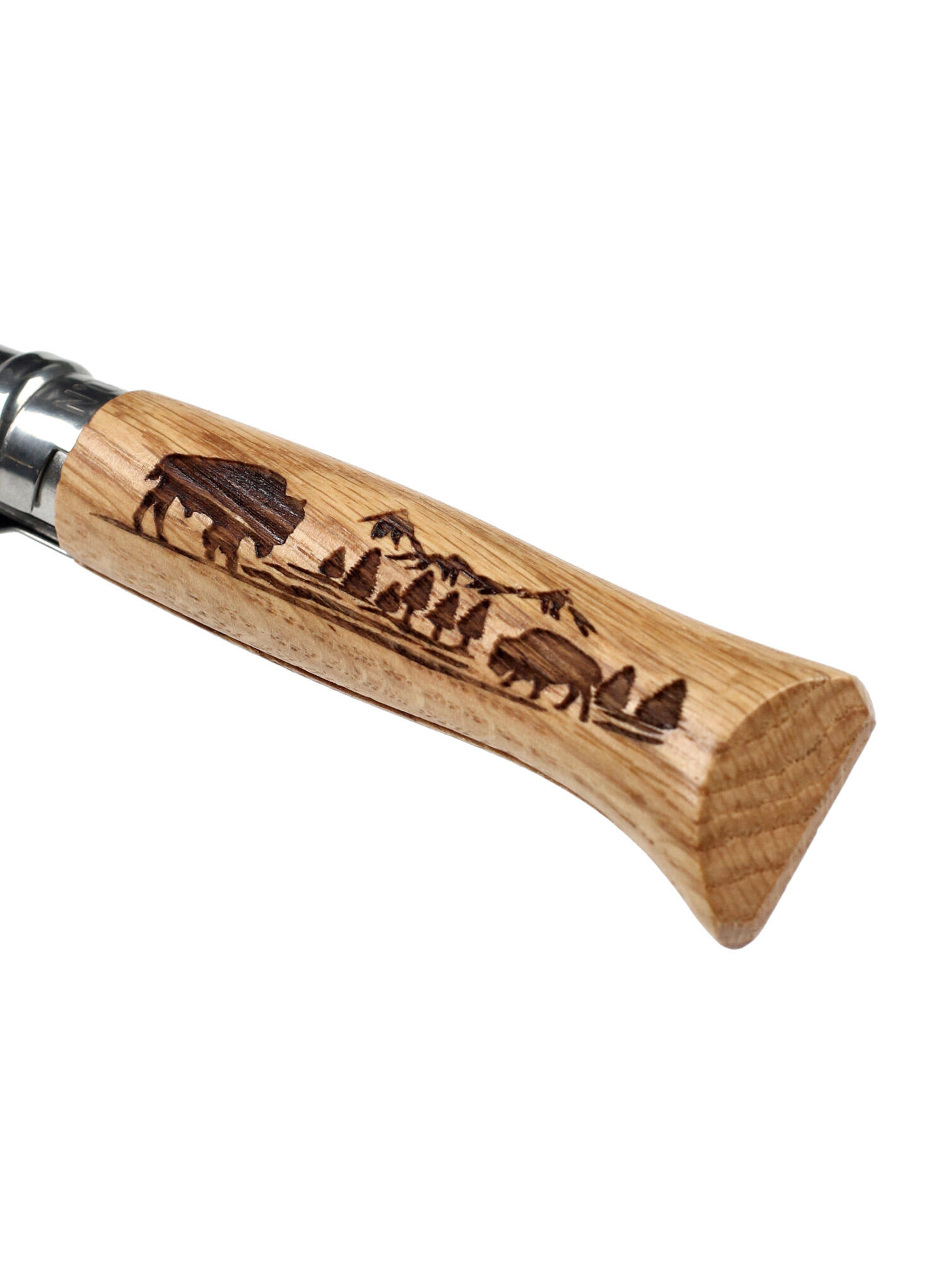 Coltello tascabile Animalia 08 motivo animale pieghevole Campeggio acciaio legno 5/5