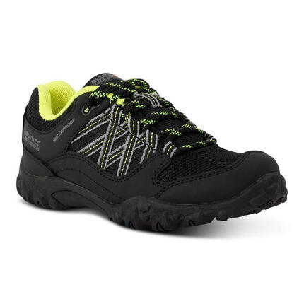Chaussures De Marche EDGEPOINT Enfant (Noir / Vert Néon)