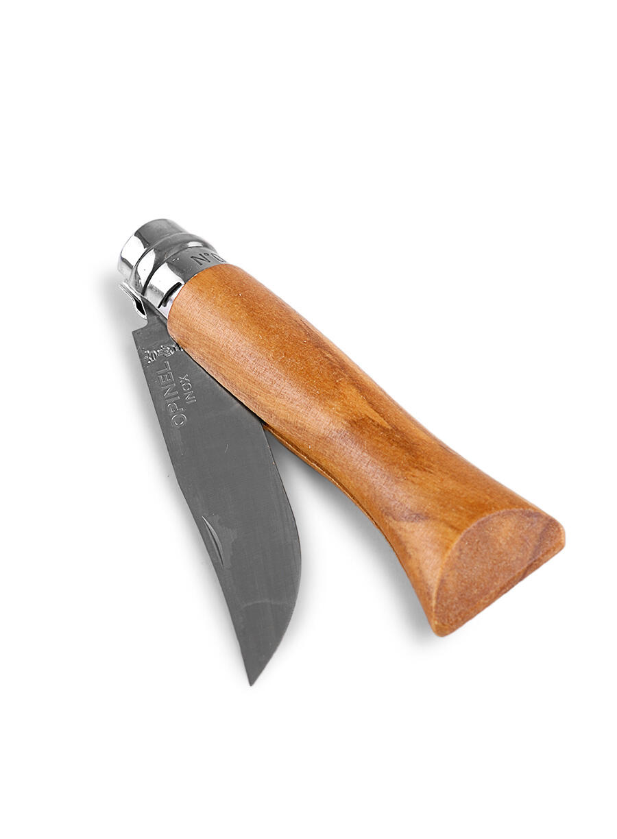 couteau pliant No 6 couteau de poche chêne olive noix bois padouk acier 3/5