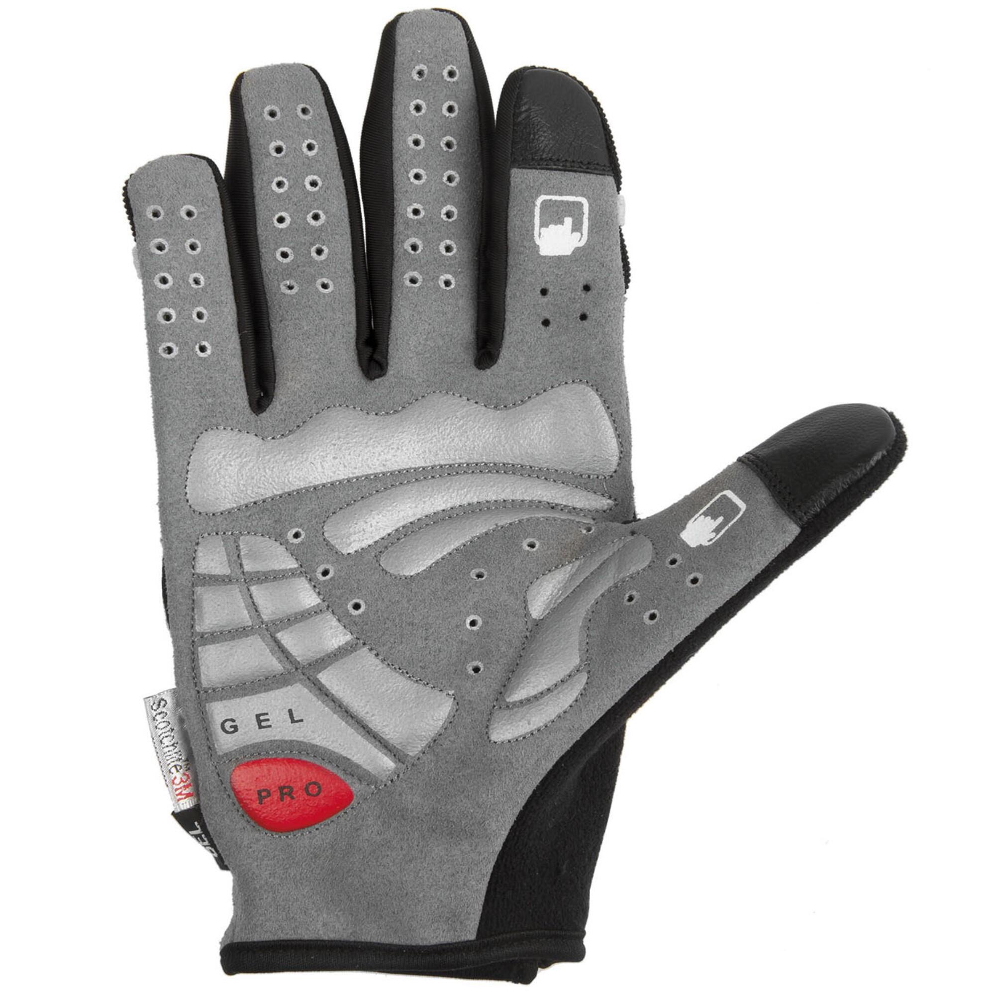 M-WAVE Protect HD Touchscreen Adult Medium Full Finger Gloves 2/4