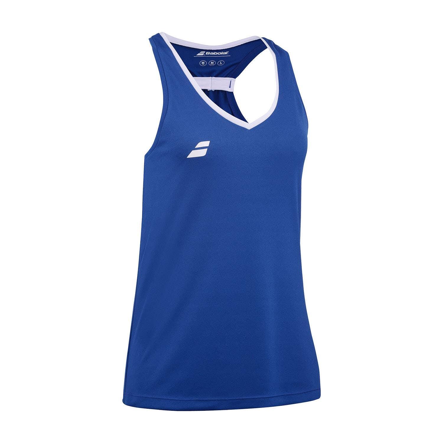 Babolat - Babolat Play Tank Top 3wp2071 Women's Sleeveless Top 3wp2071 - Polo Sans Manches - Bleu - 42 M/l - Decathlon