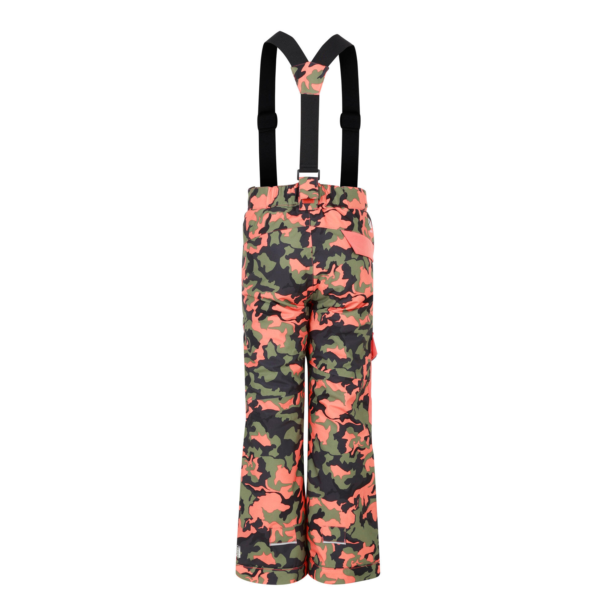 Pantalon De Ski Motif/style Camouflage POW Enfant (Rouille) 2/4