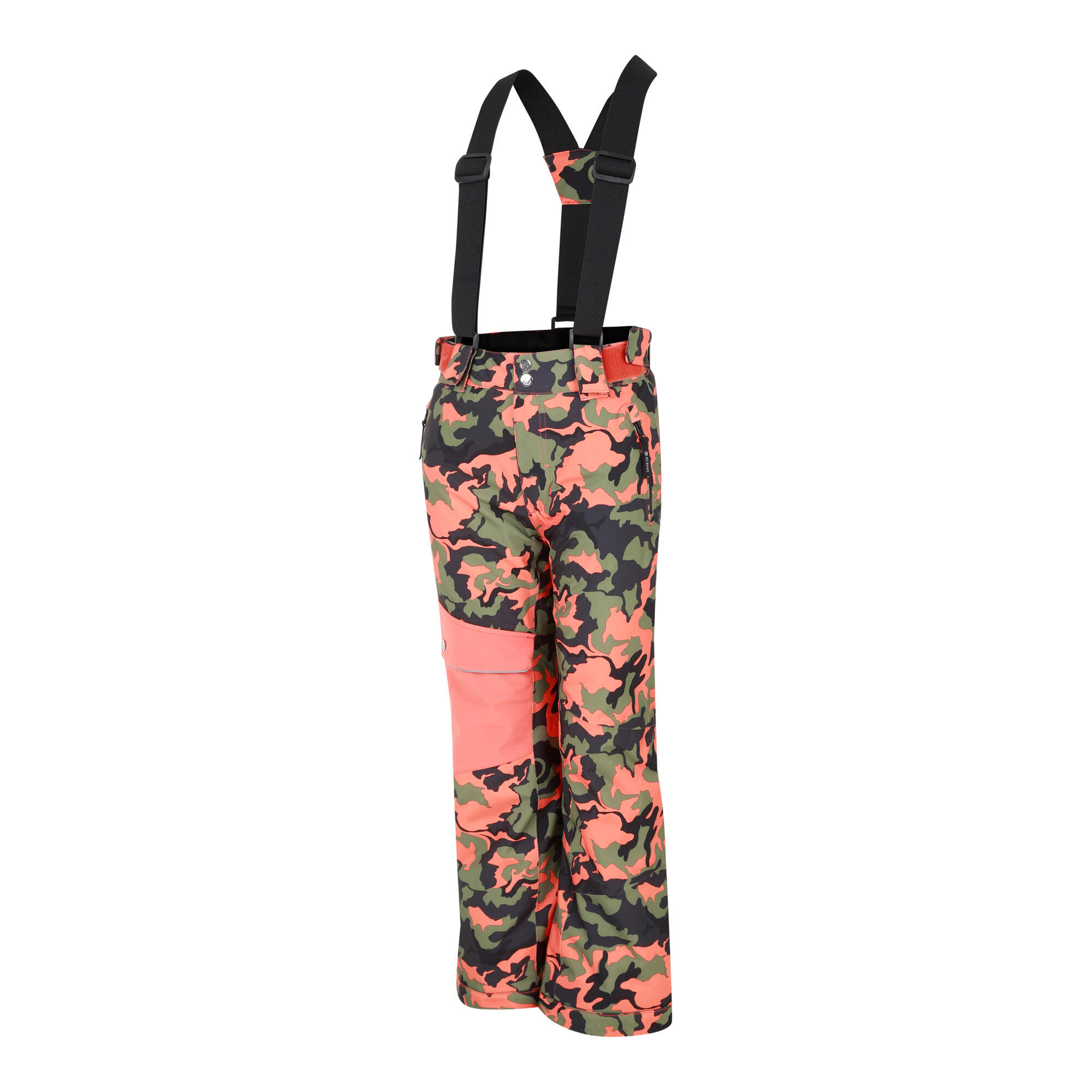 Pantalon De Ski Motif/style Camouflage POW Enfant (Rouille) 3/4