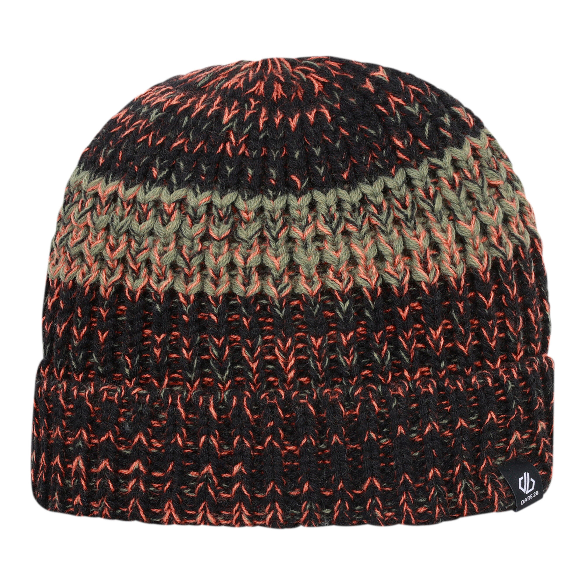 Childrens/Kids Mindless II Beanie (Black/Olivine Green) 2/4