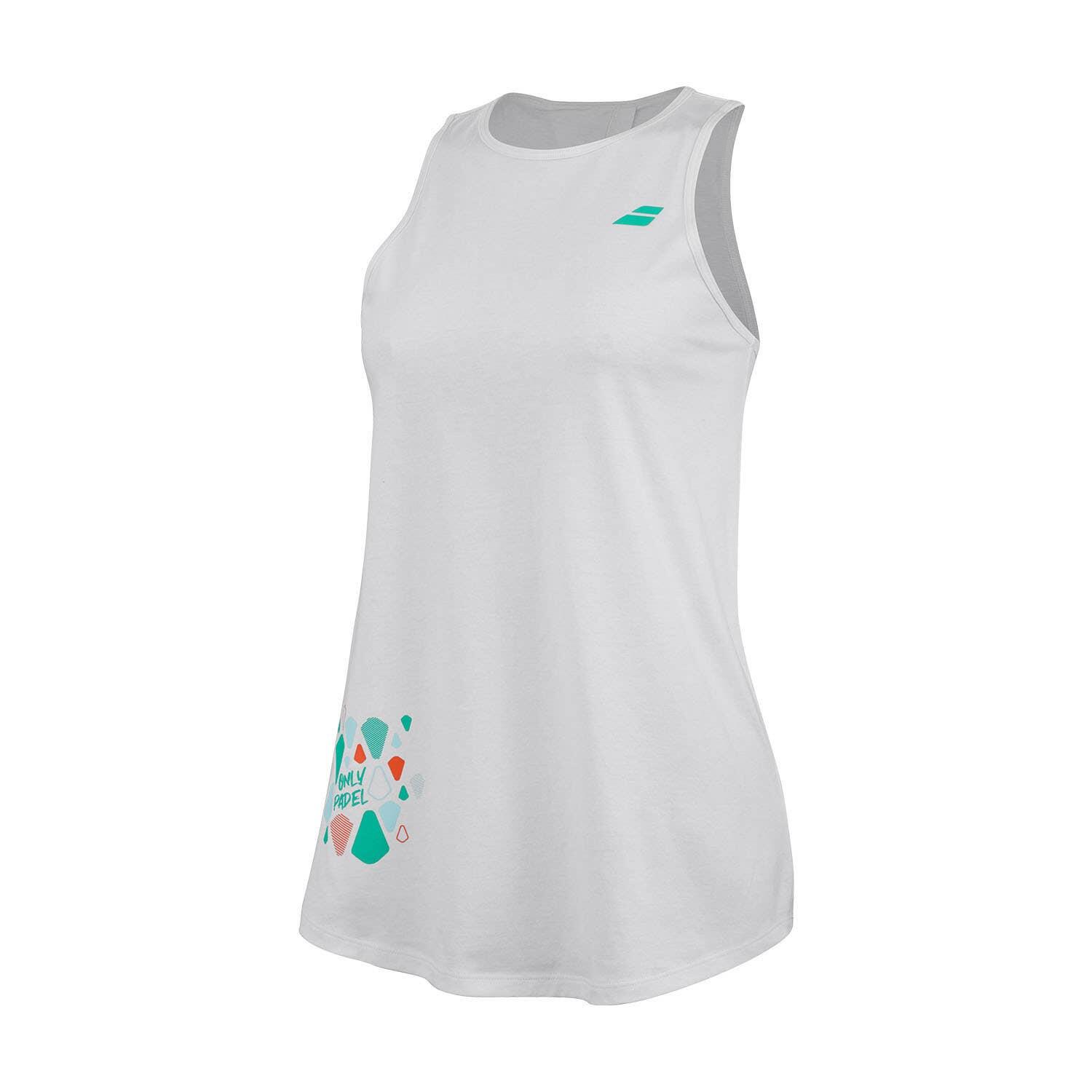 Babolat - Babolat Cotton Tank Tank Top 6ws24072 Women's - T-shirt Manches Courtes - Blanc - 42 M/l - Decathlon