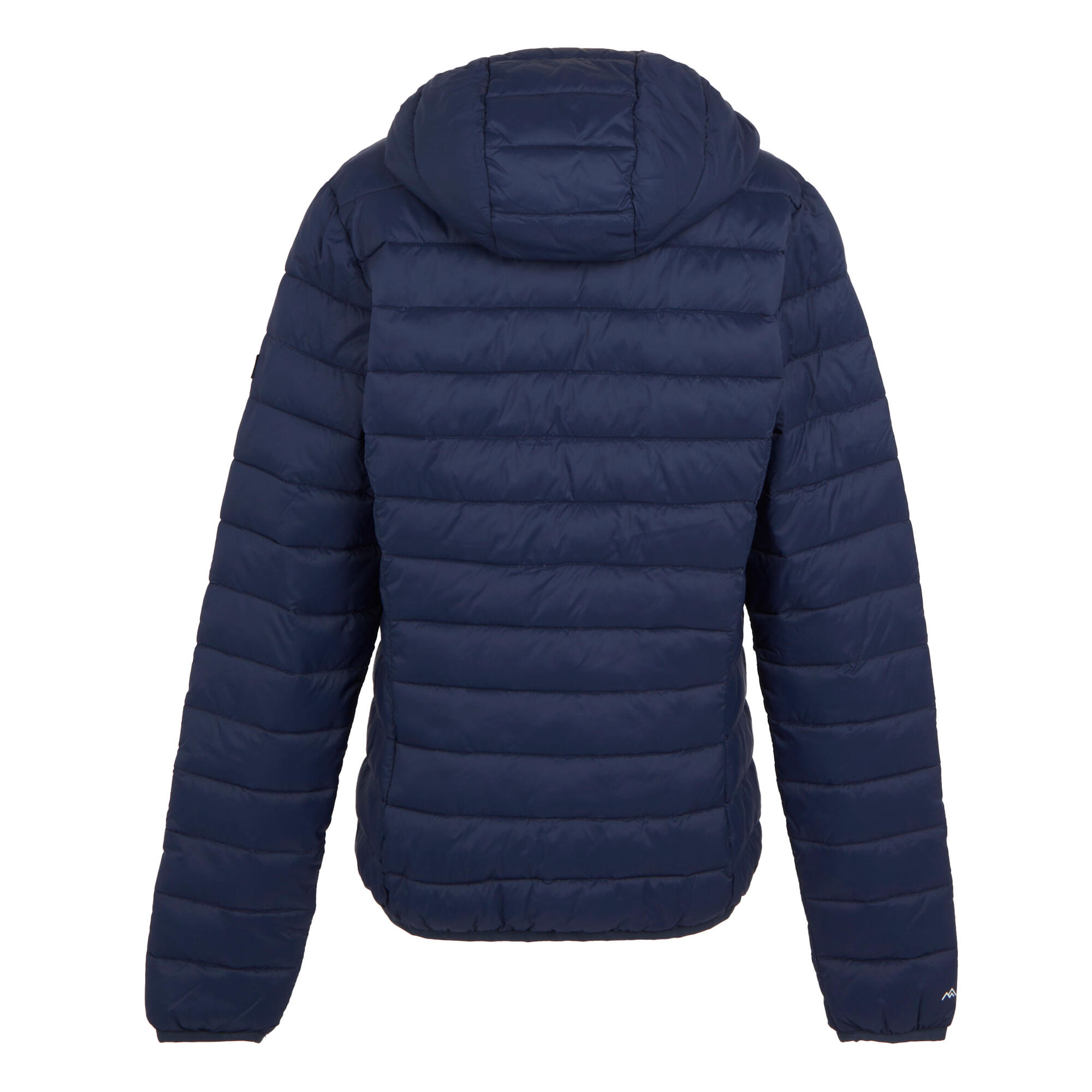 Dames Marizion Gewatteerd jack met capuchon (Marine/Clear Sky) 2/4
