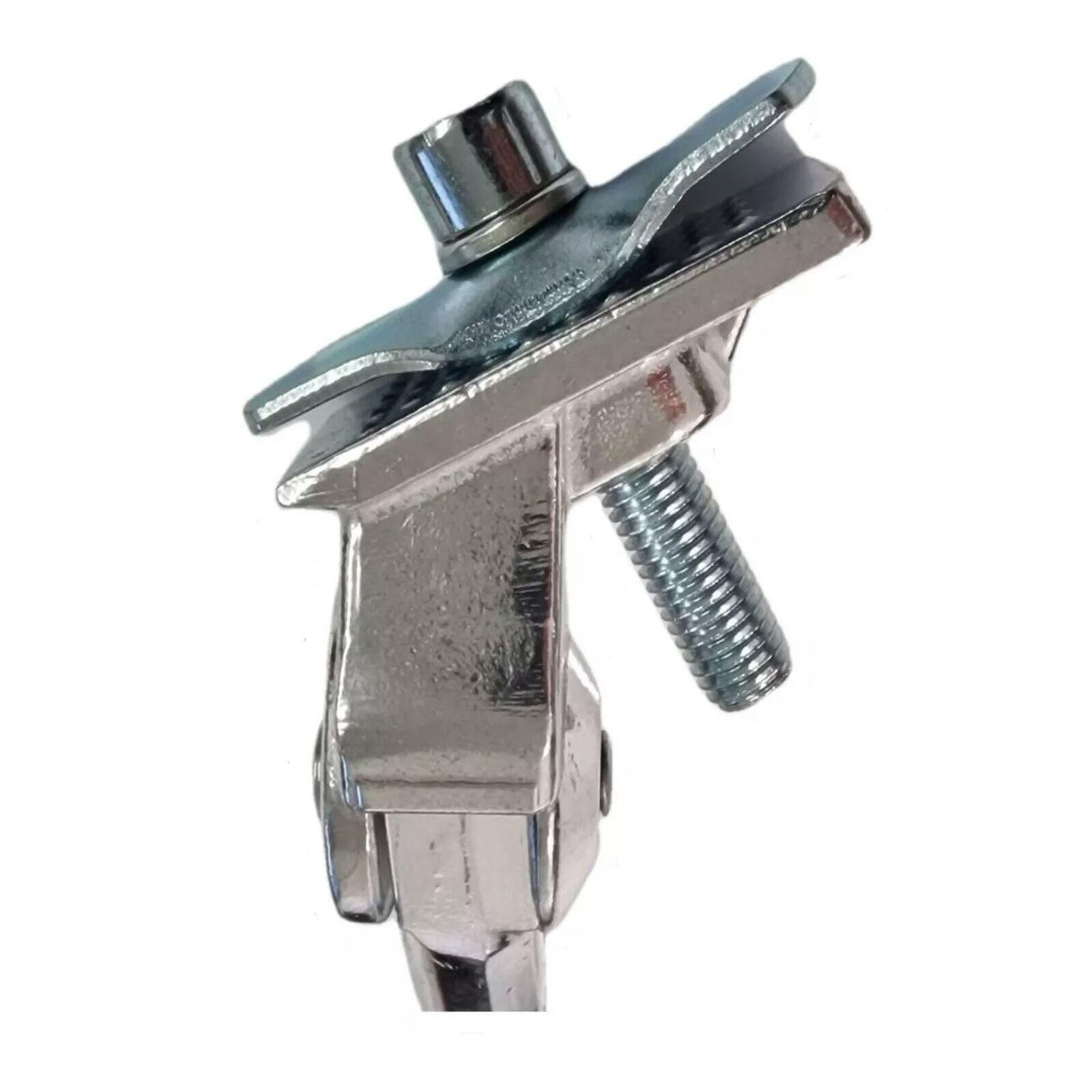 Messingschlager Seitenständer A16-20C, M-WAVE, Aluminium, 16-20, schwarz 4/4