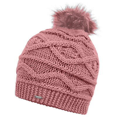 Cappello A Cuffia Pon Pon Donna Dare 2B Remind II Rosa Polvere