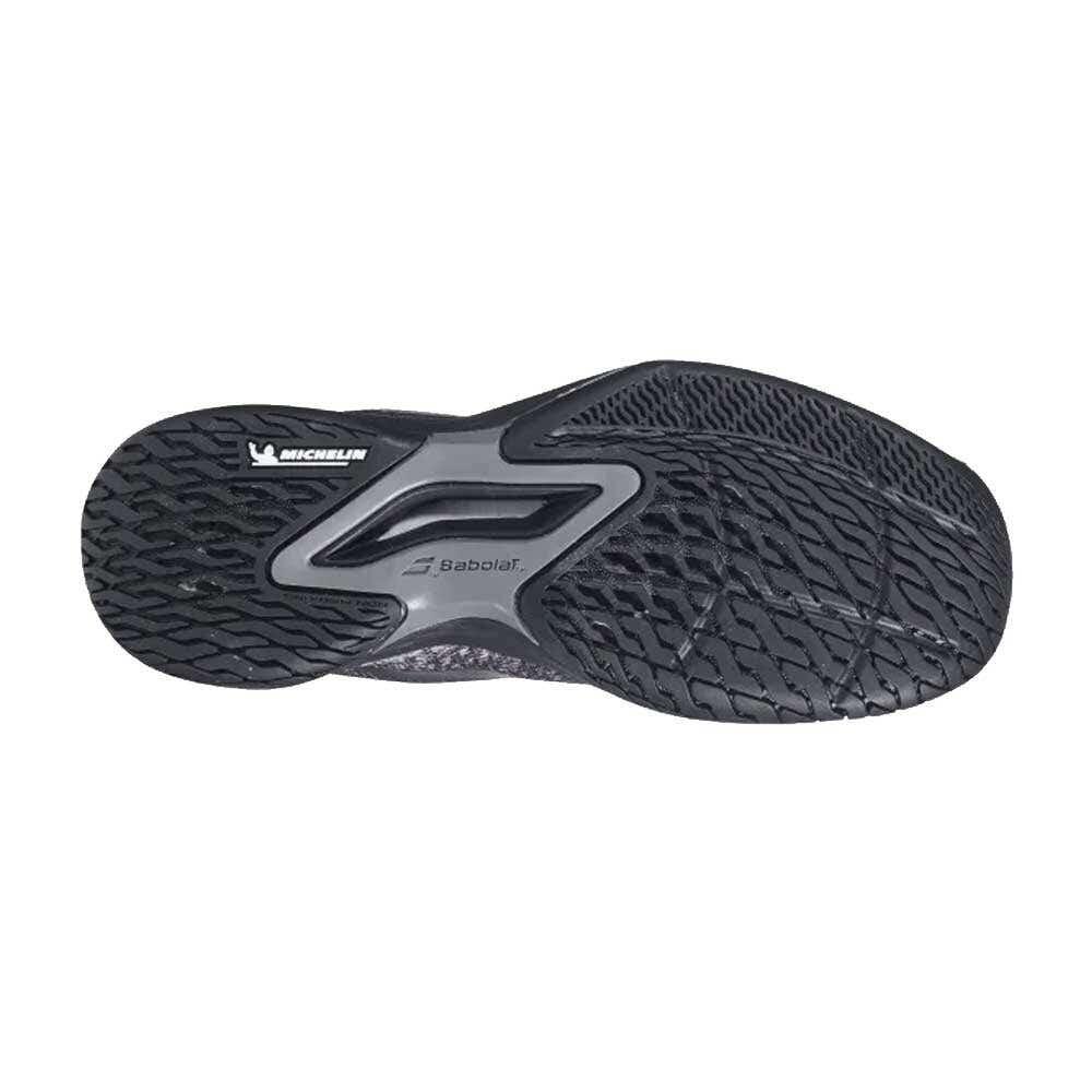 Buty tenisowe dziecięce Babolat Jet Mach 3 All Court Junior black/gold 40 3/4