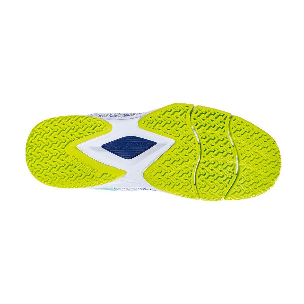 Women's White And Blue Babolat Sensa Omni Clay 31s22757 1066 2/5