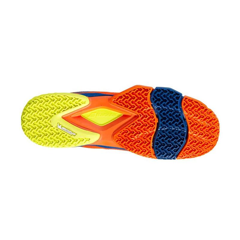 Chaussures De Padel Babolat Jet Premura 30s227526015 Orange Et Bleu