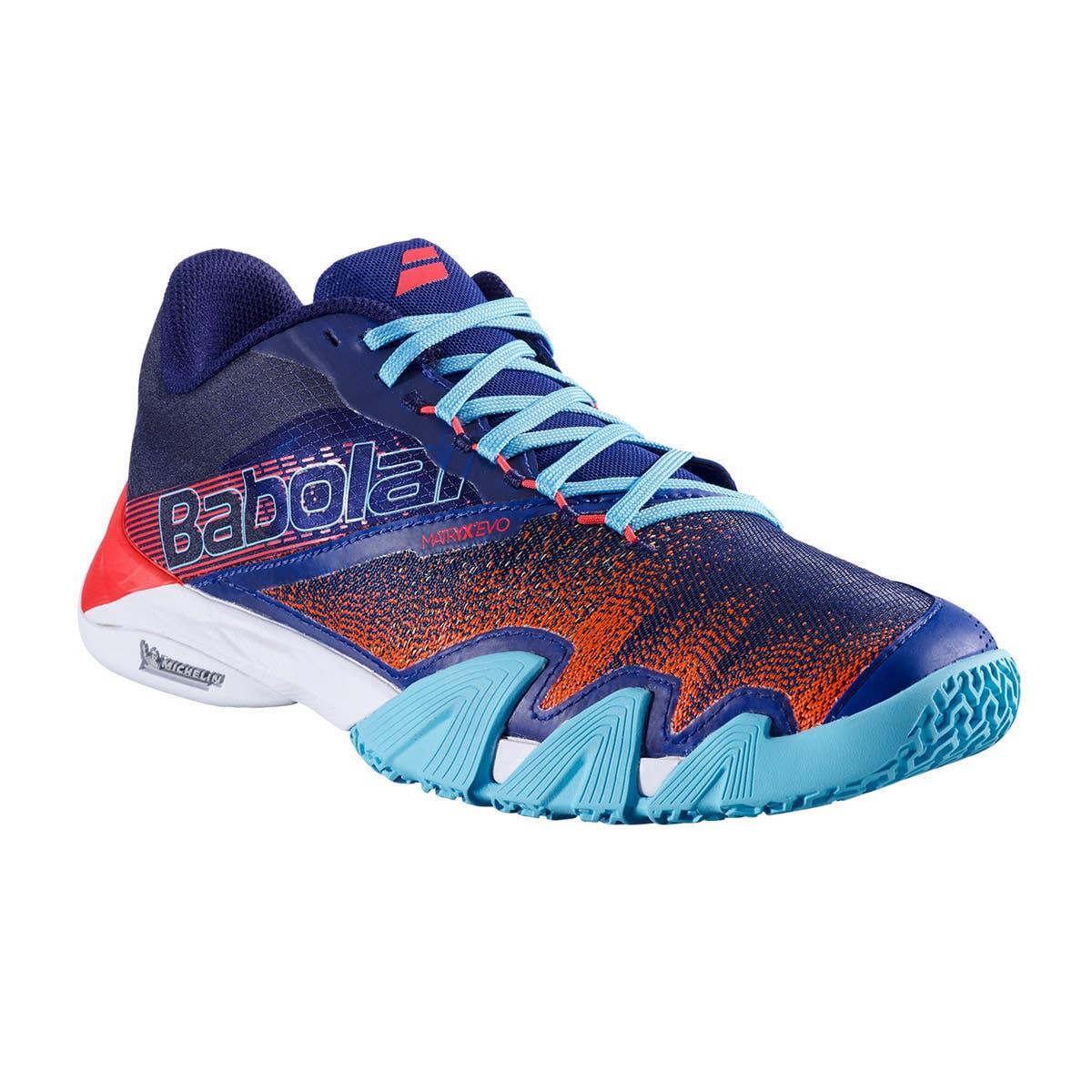 Babolat Jet Premura 2 30f22752 4100 Schuhe In Blau Und Rot 4/5