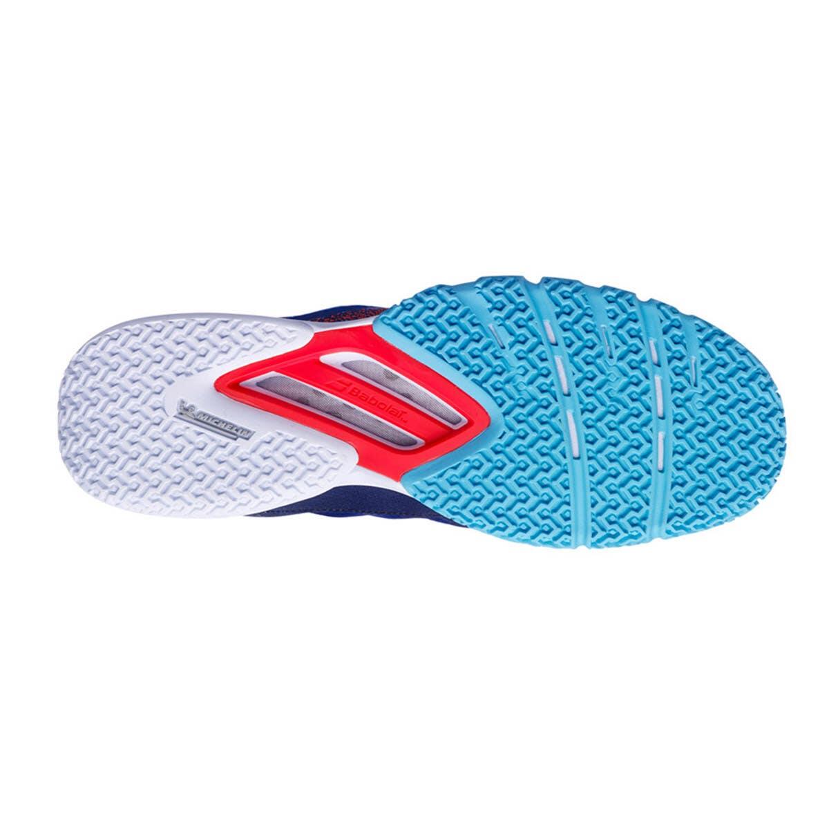 Babolat Jet Premura 2 30f22752 4100 Schuhe In Blau Und Rot 3/5