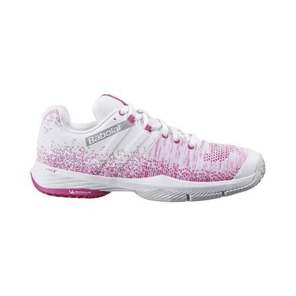 Chaussures Femme Babolat Sensa 31s21757 1050 Blanc Et Rose
