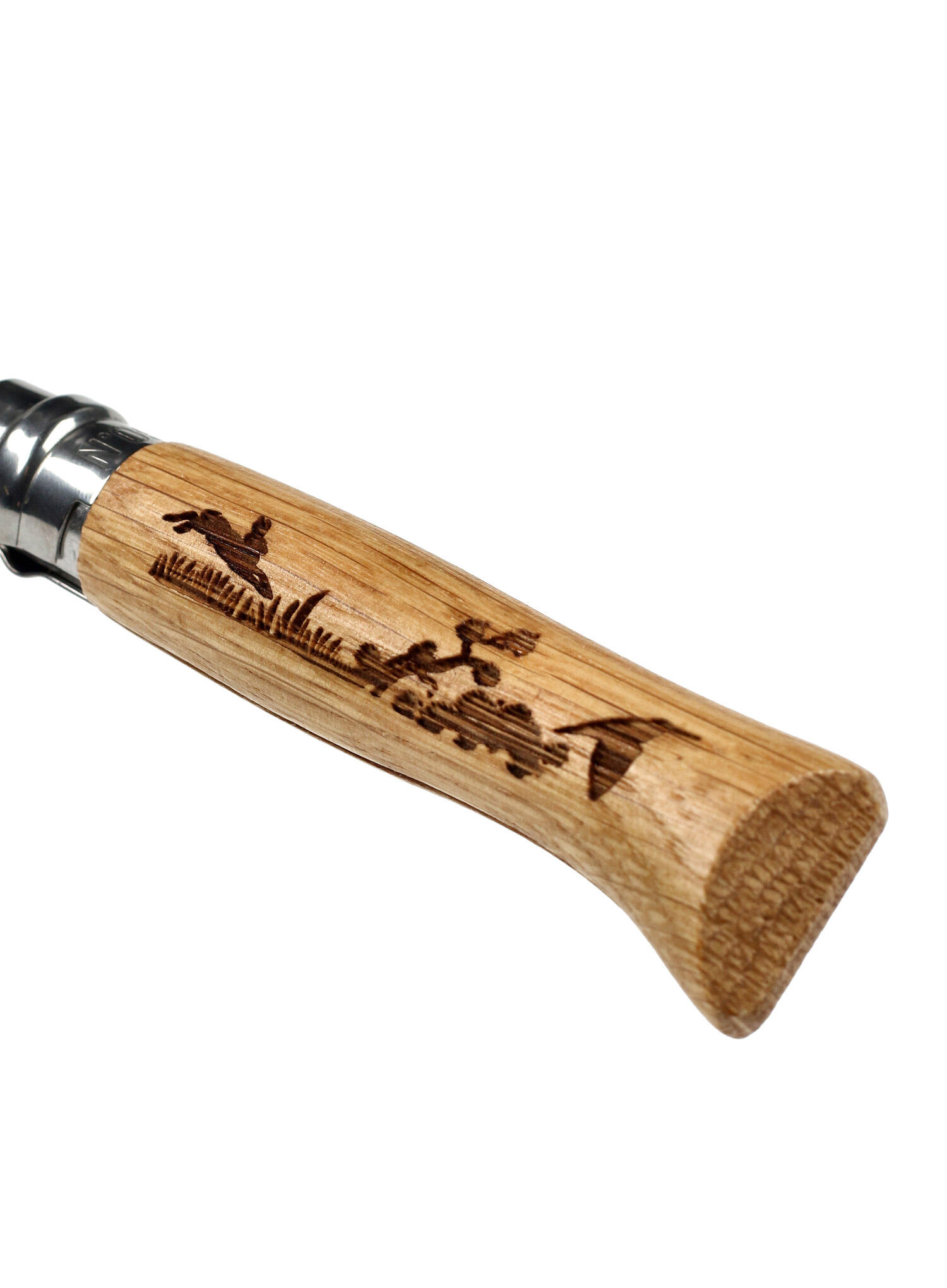 couteau de poche Animalia 08 motif animal pliant camping acier inoxydable bois 6/6