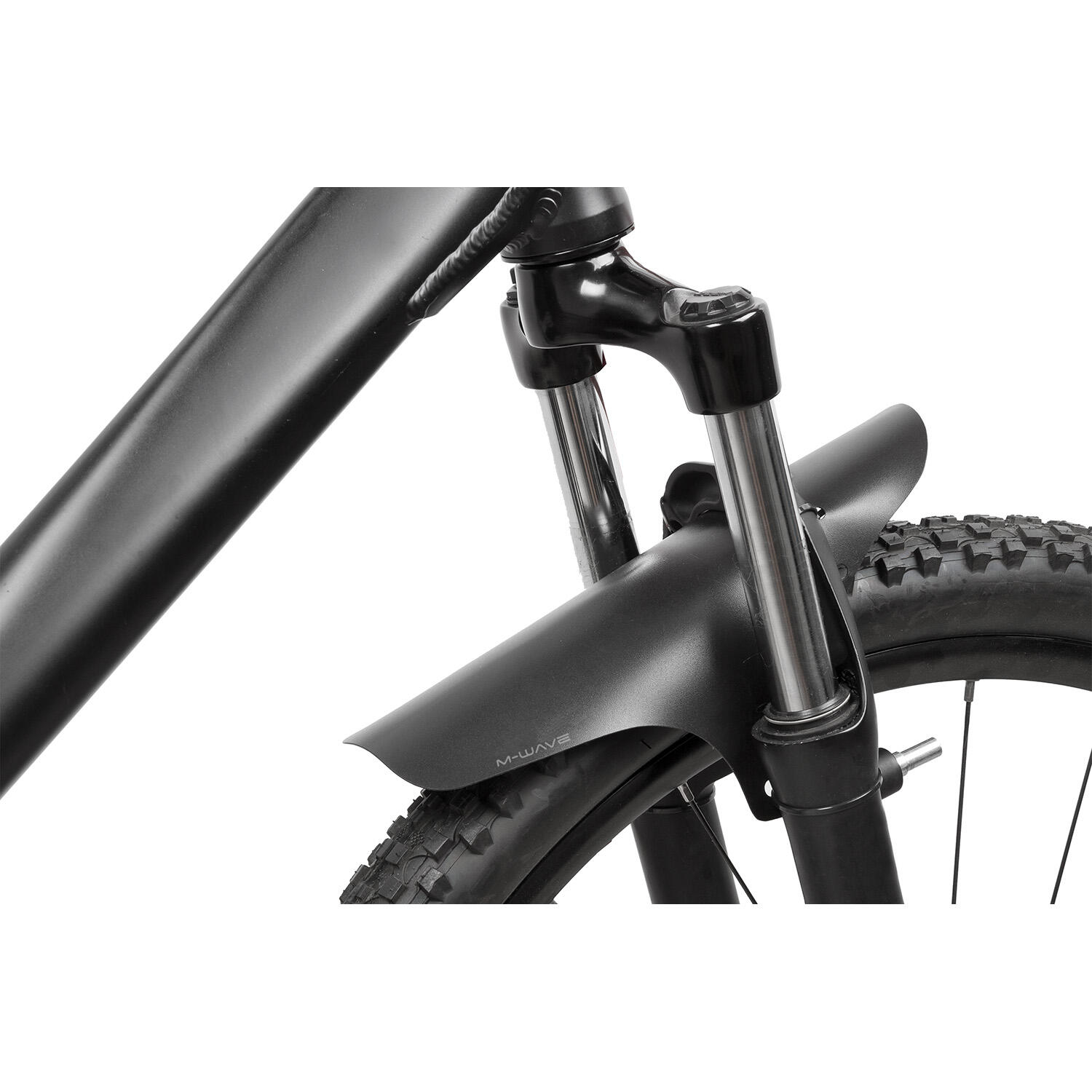 M-WAVE Mud Max Flex Universal Plastic Foldable Front Clip-On Mudguard 2/2