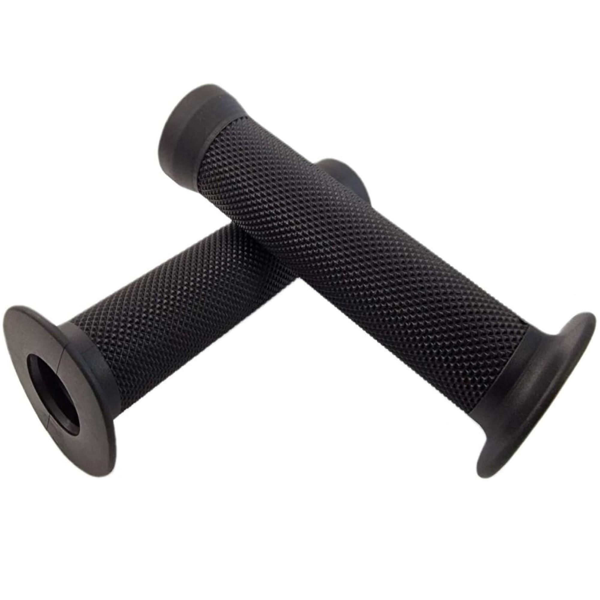 M-WAVE 130mm High Quality Rubber Non-Slip BMX Bike Handlebar Grips Black