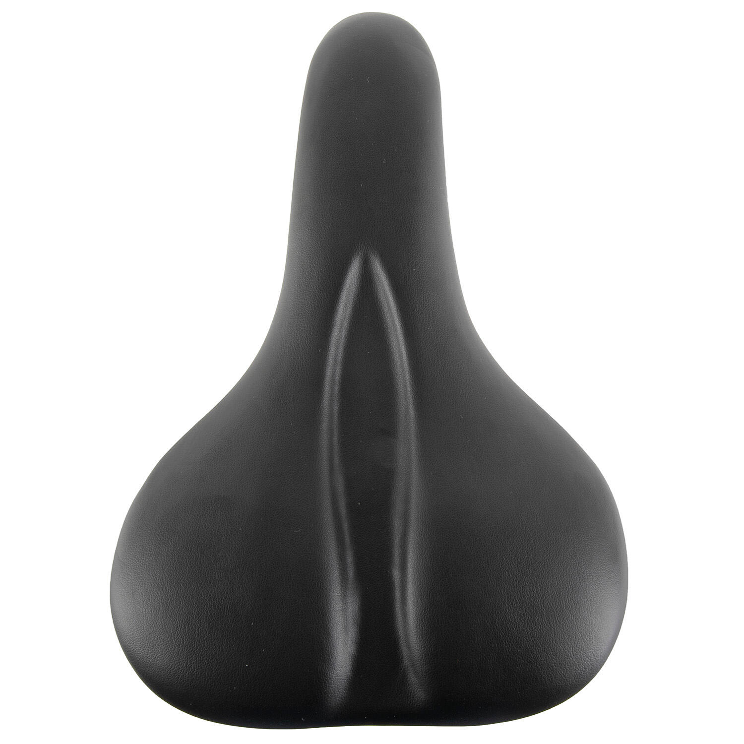 VENTURA Shock Absorbing Gel Trekking Bike Saddle Black 2/4