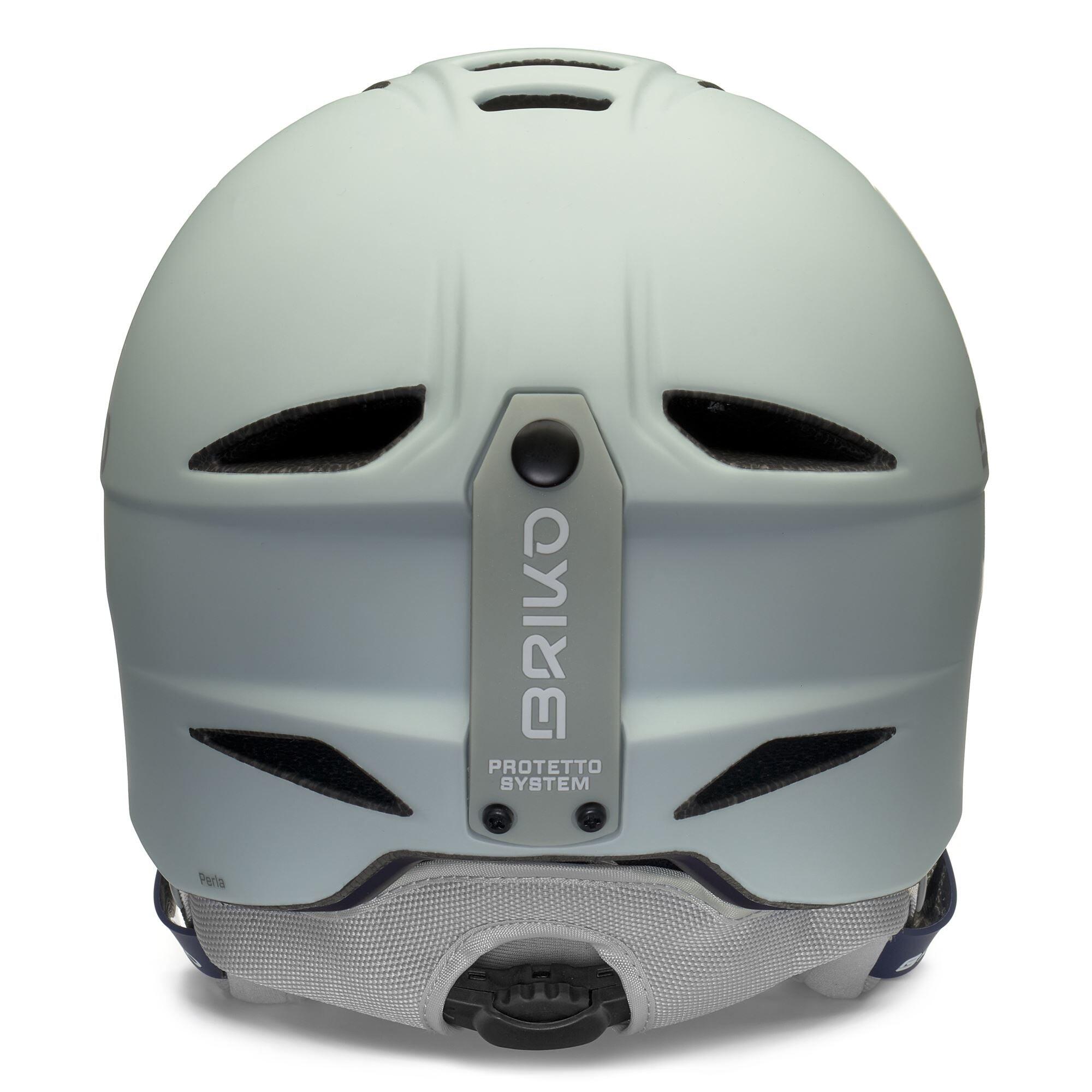 briko casco blu da donna in materiale sintetico per sport invernali 4/5