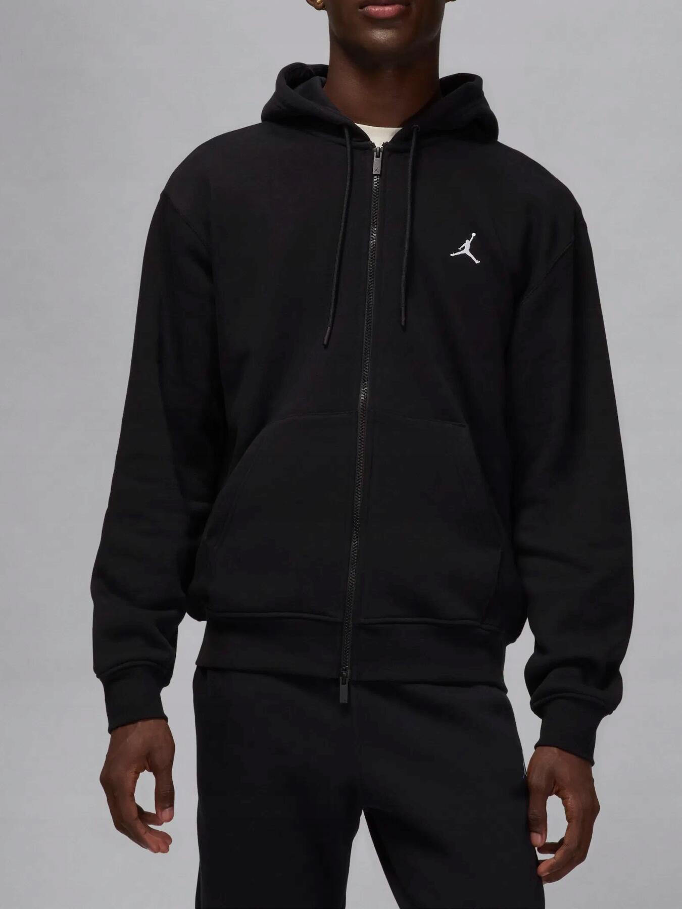 FELPA CON CAPPUCCIO E ZIP INTERA NIKE JORDAN BROOKLYN 3/7