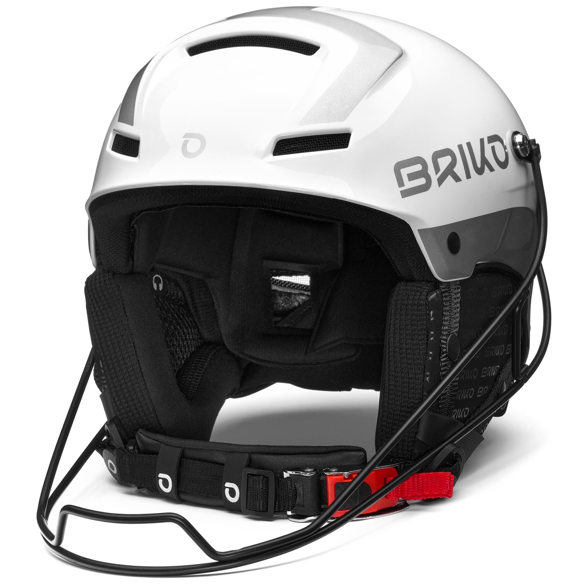 BRIKO briko casco grigio da uomo e donna in materiale sintetico per sport invernali
