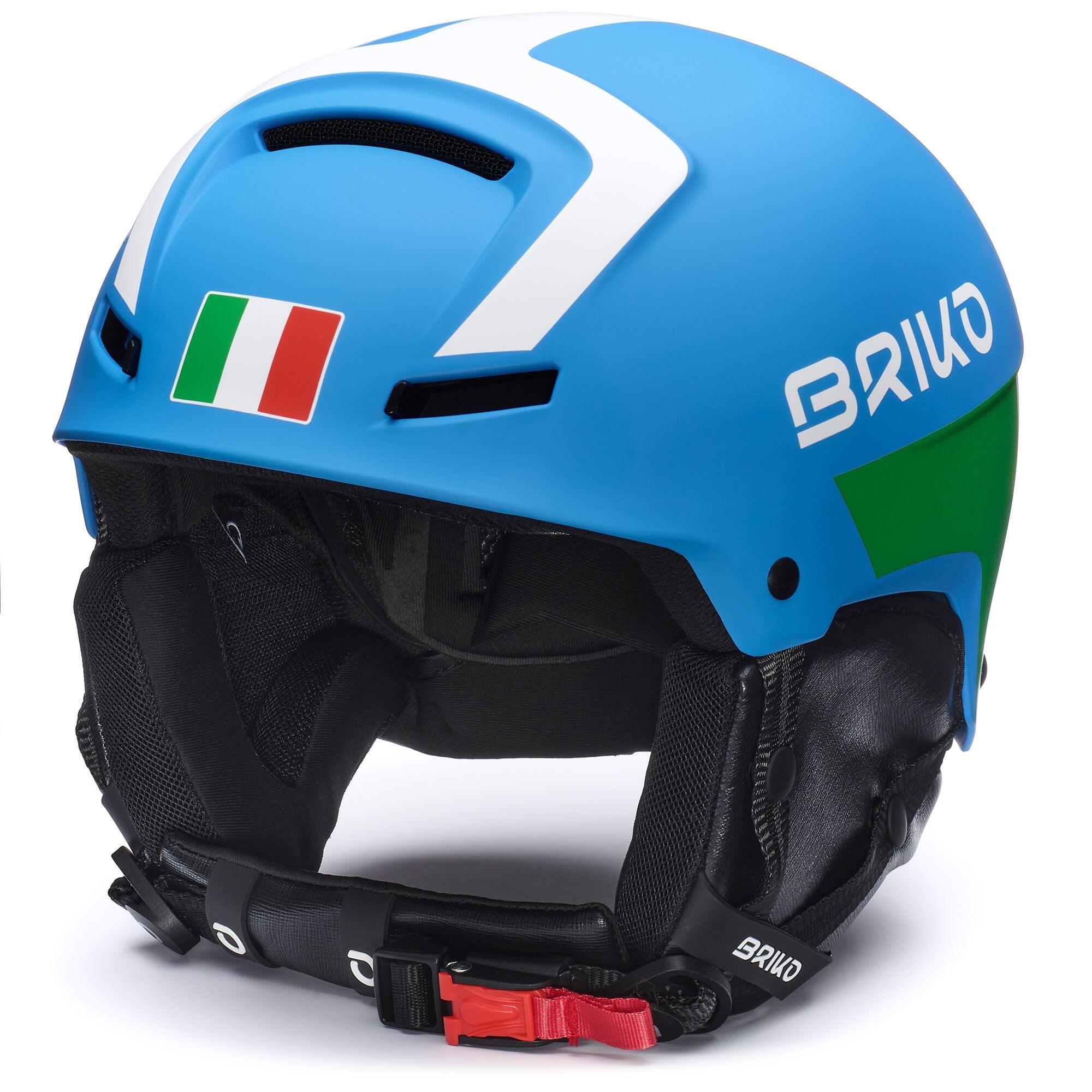 BRIKO briko casco blu da uomo e donna in materiale sintetico per sport invernali