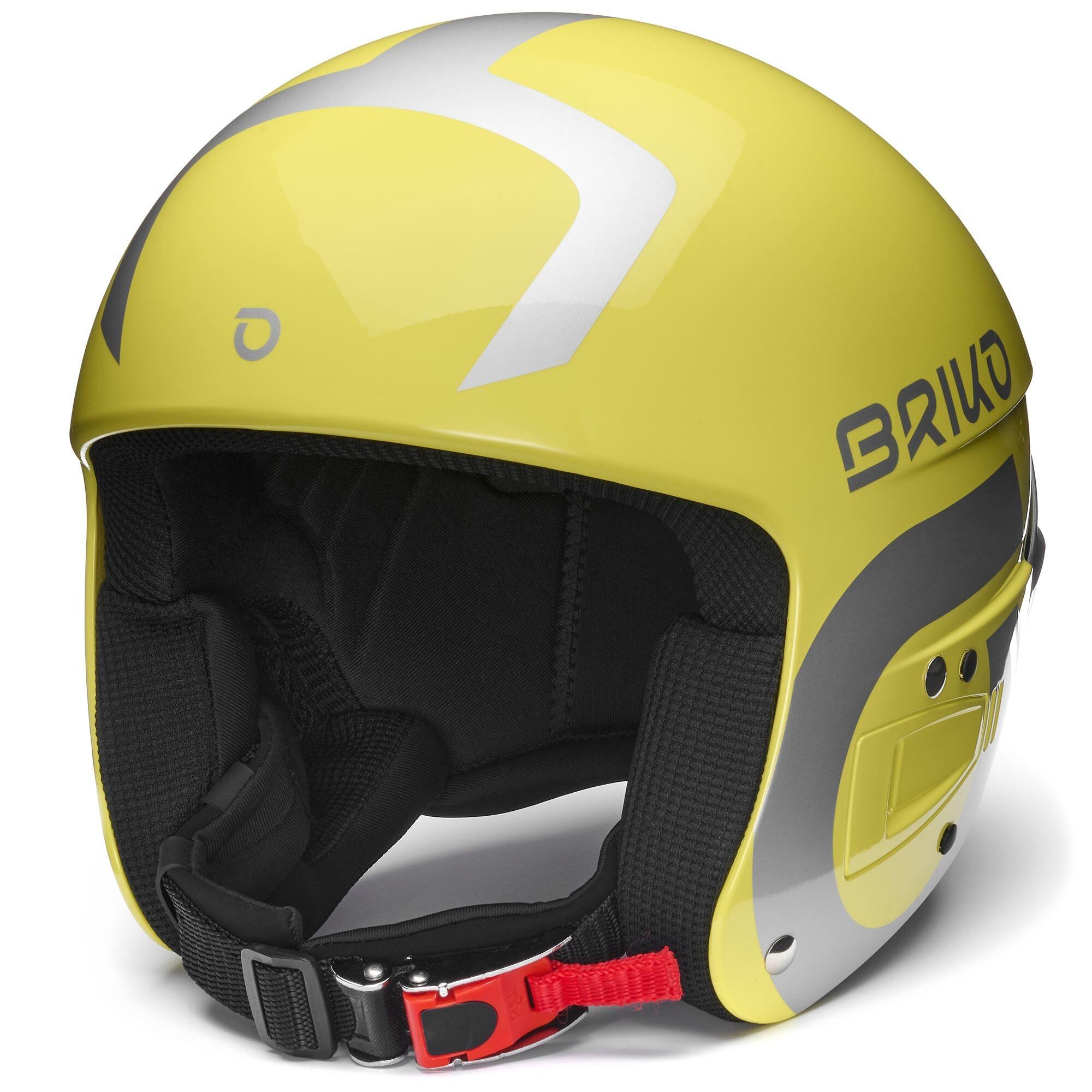 BRIKO briko casco giallo da uomo e donna in materiale sintetico per sport invernali