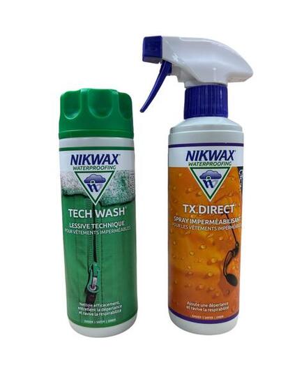 Lessive TECH WASH 300ml + Imperméabilisant TX DIRECT 300ml SPRAY ON
