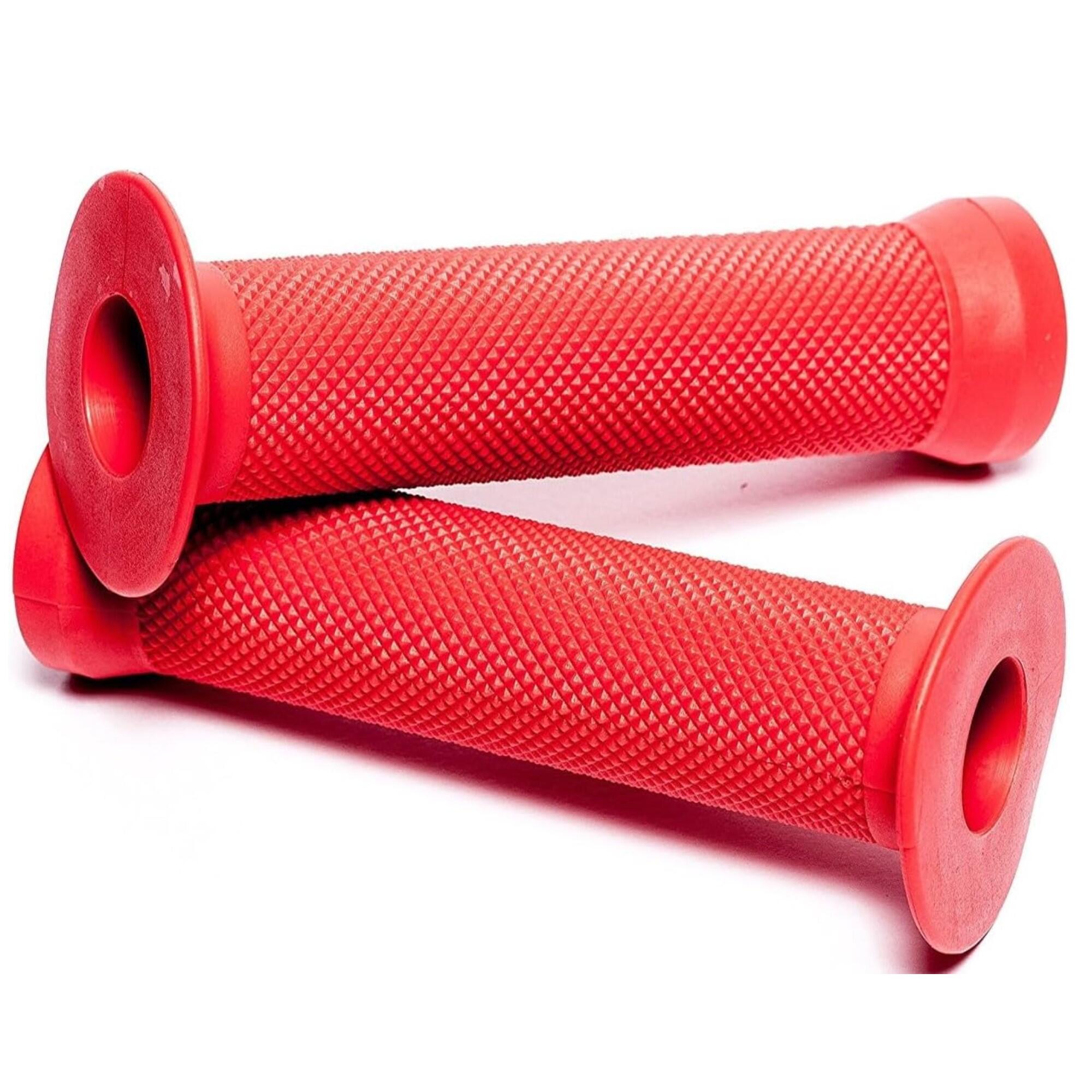M-WAVE M-WAVE 130mm High Quality Rubber Non-Slip BMX Grips Red