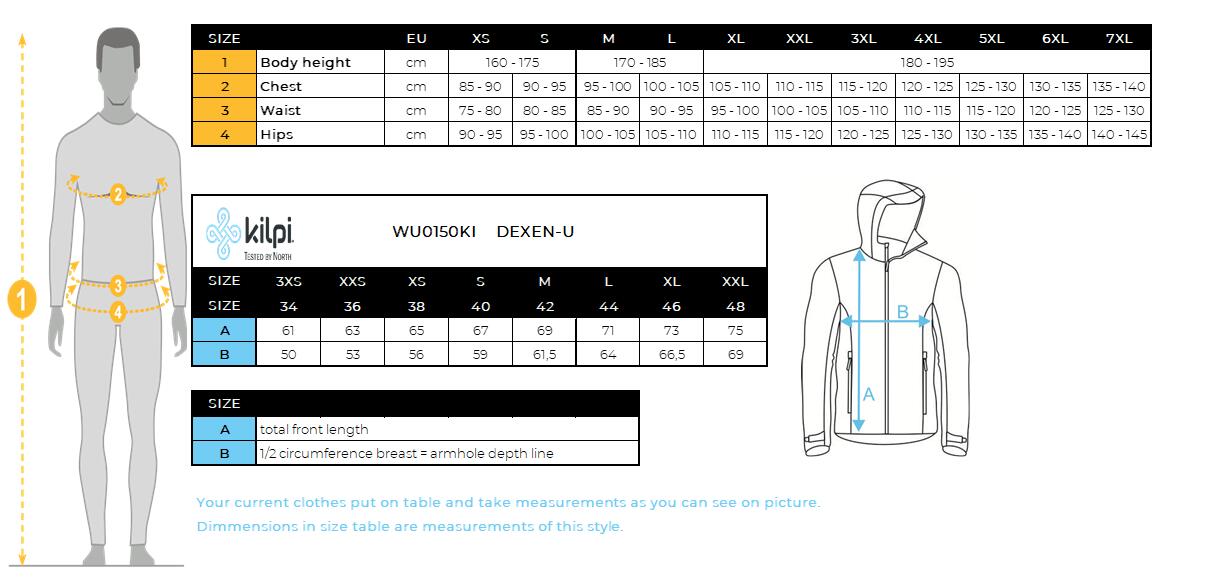 Giacca da sci premium unisex Kilpi DEXEN-U 7/7
