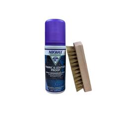 Imperméabilisant chaussures tissu et cuir spray + brosse