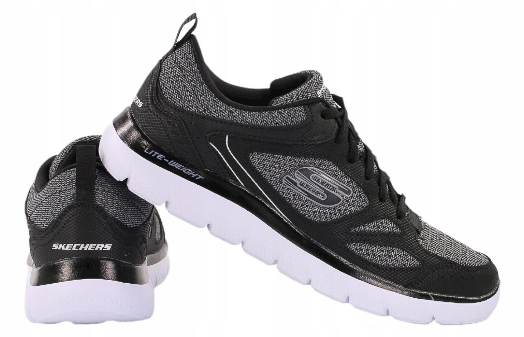 Chaussures Lifestyle Skechers Summits South Rim Noir/Blanc Homme 3/5