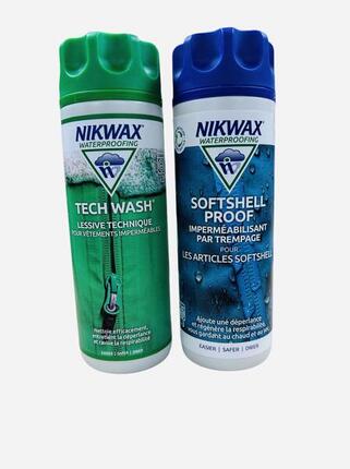 Lessive TECH WASH 300ml + Imperméabilisant SOFTSHELL PROOF 300ml