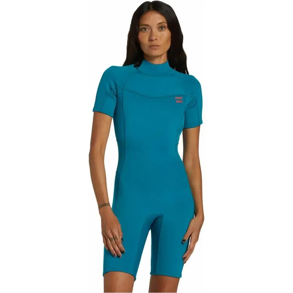 Women's 2025 Foil 2mm Back Zip Shorty Wetsuit