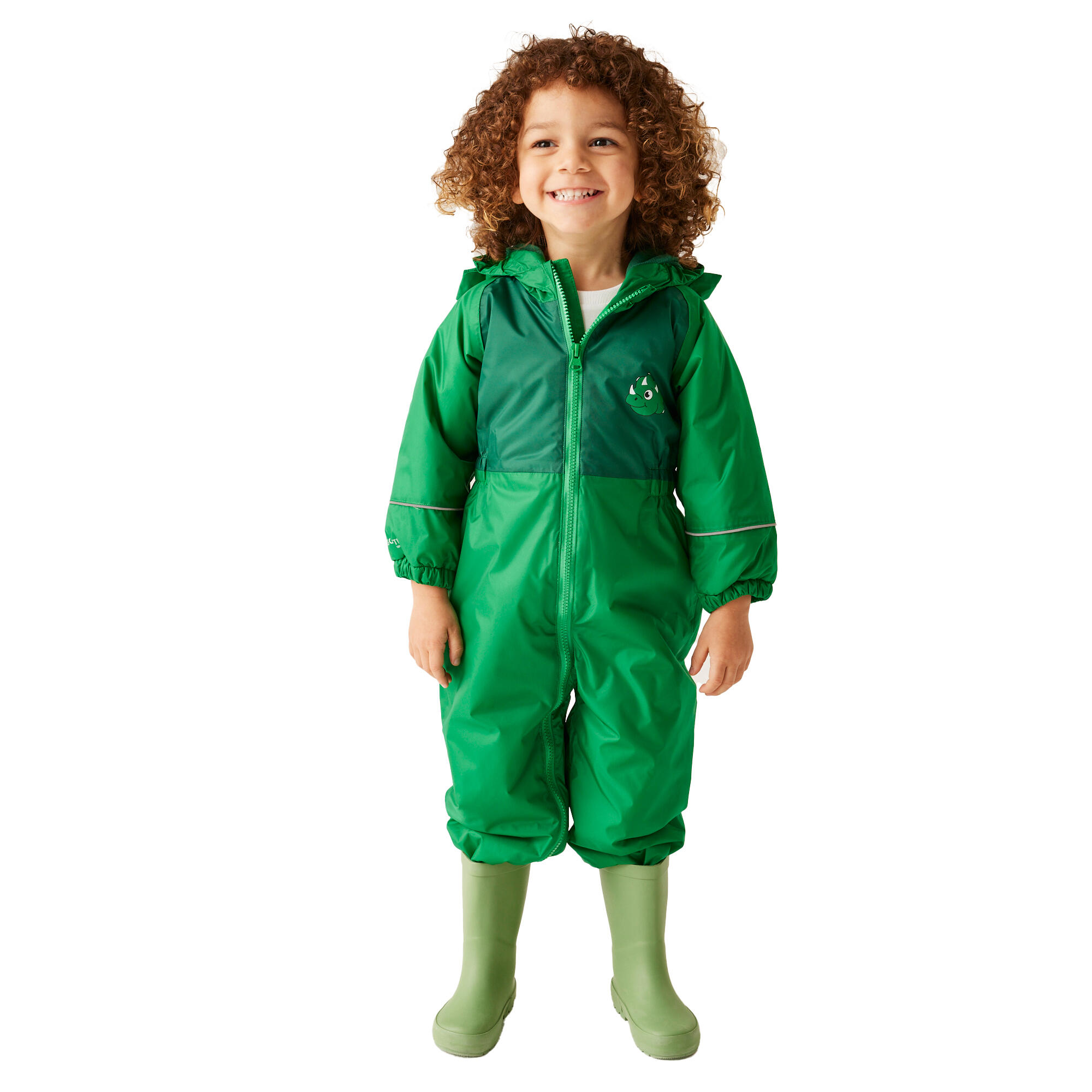 Kinderen/Kinderen Mudplay III Dinosaurus Waterdicht Plassenpak (Gelei-Boon) 3/4
