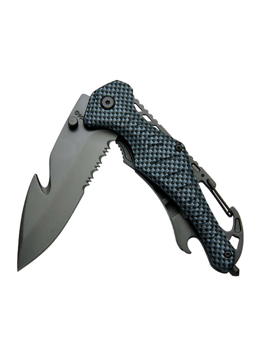 Nóż Baladeo Security Knife Emergency - carbon fiber 5/6