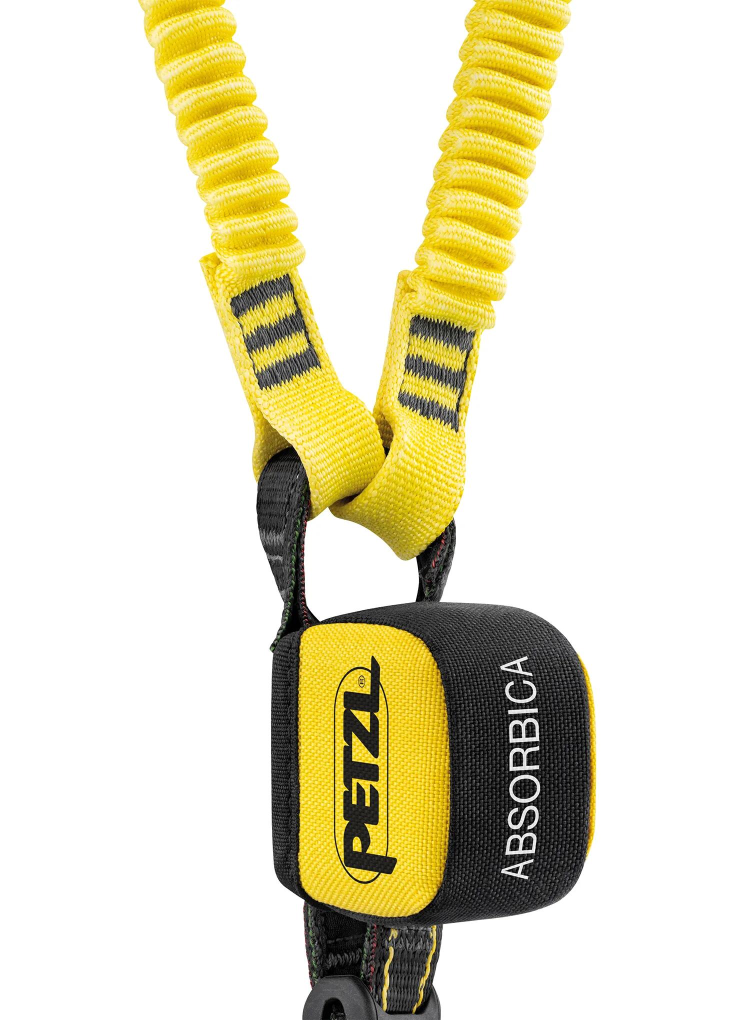 Lonża Petzl Absorbica-Y 150 - giallo 2/3