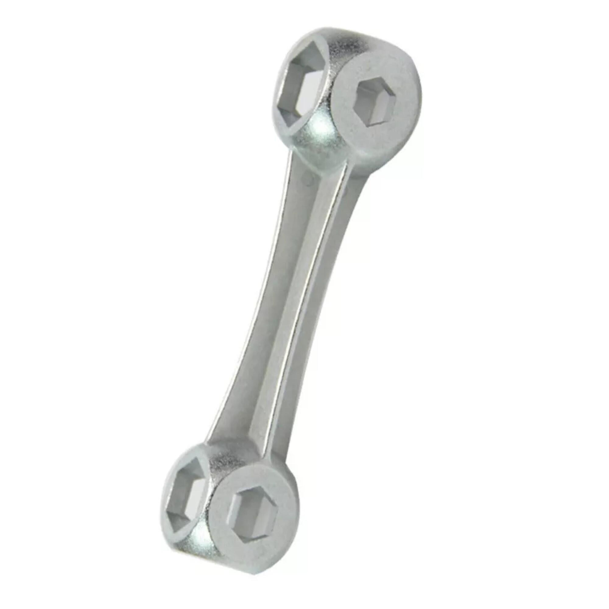 M-WAVE M-WAVE High Quality Steel 10 in 1 Dumbell Spanner