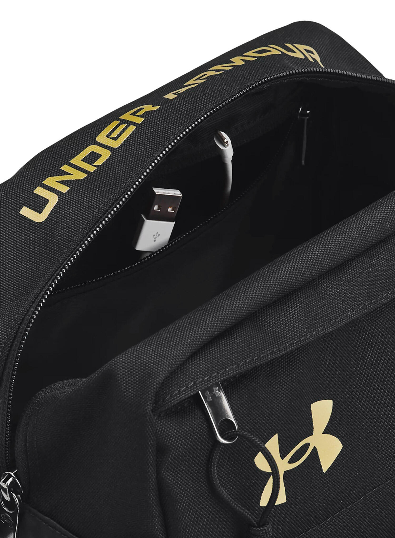 Косметичка Under Armour Contain Travel Kit, black/metallic gold — фото 5