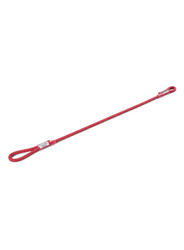 Longe dynamique Ocun SBEA Lanyard 75 cm polyamide 9,5‑9,8 mm rouge blanc 15 kN