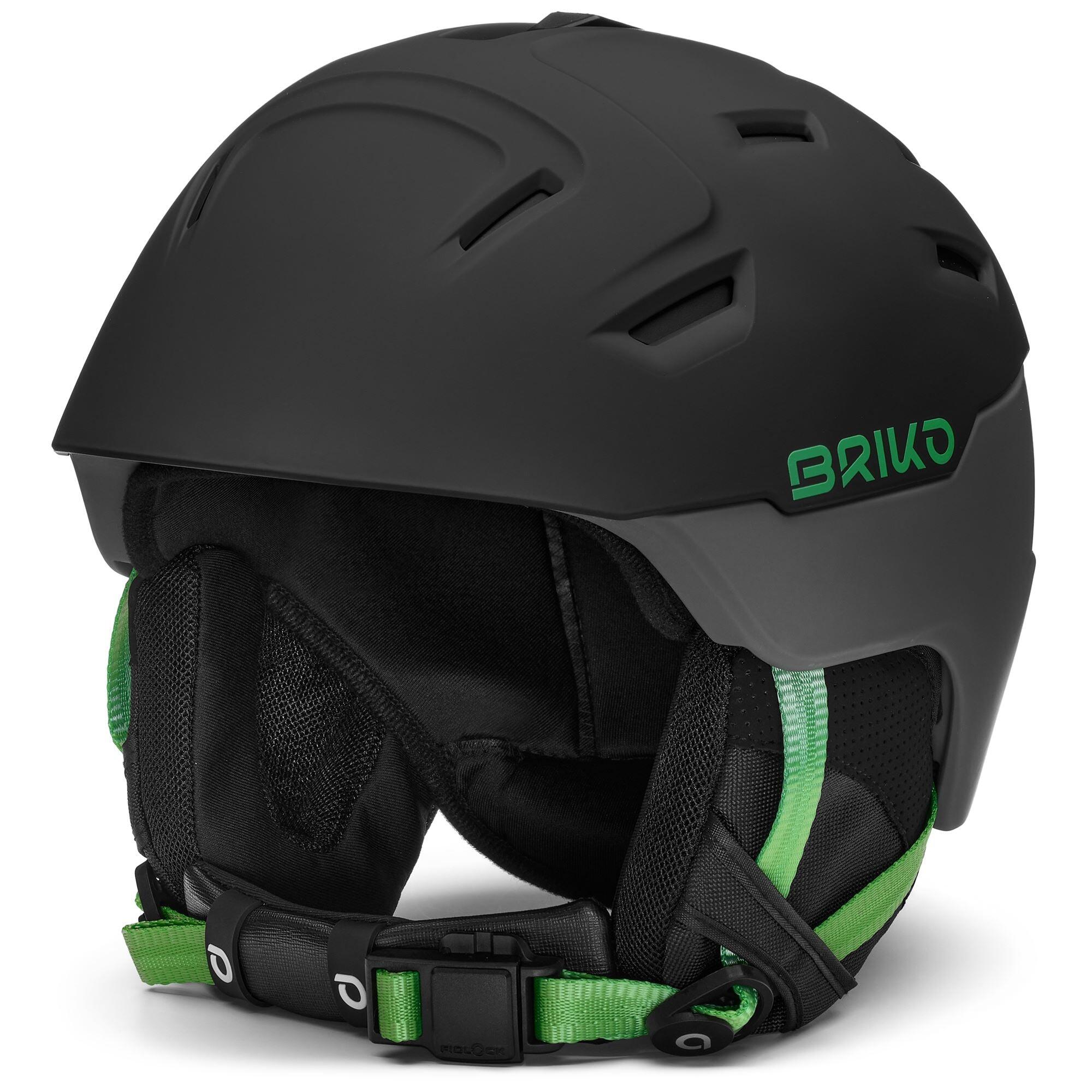 BRIKO briko casco grigio da uomo e donna in materiale sintetico per sport invernali