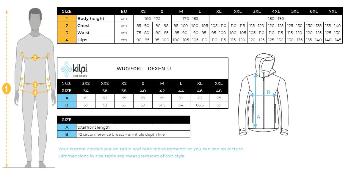 Giacca da sci premium unisex Kilpi DEXEN-U 7/7