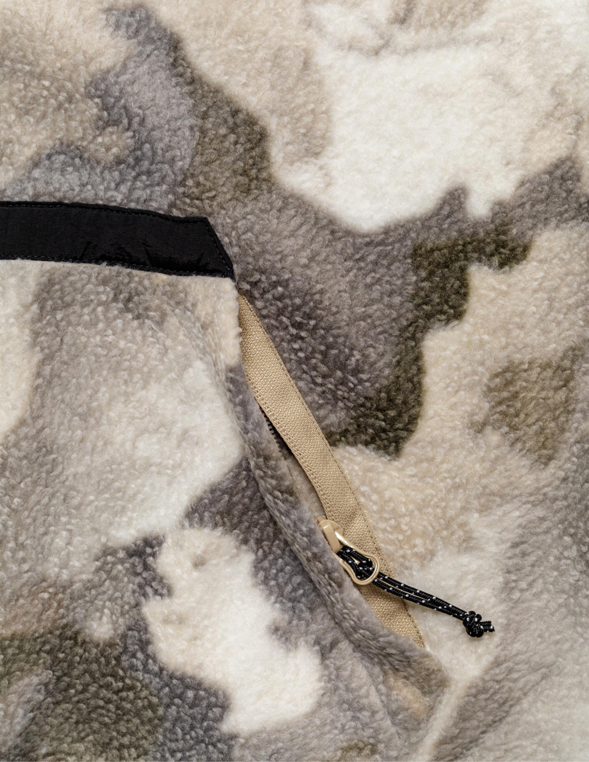 Bluza sherpa męska Colourwear Snap Pile 4/5