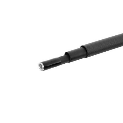 Maner carbon Delphin REAXE TelexHANDLE 4.0 m, 4 tronsoane, telescopic