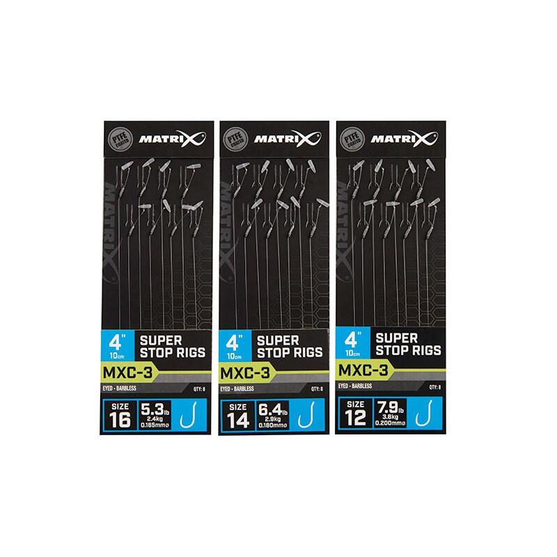 Lot De 30 Bas De Ligne Pour Carpe - Hameçons Tresse Grise 20 LBS, Taille 1