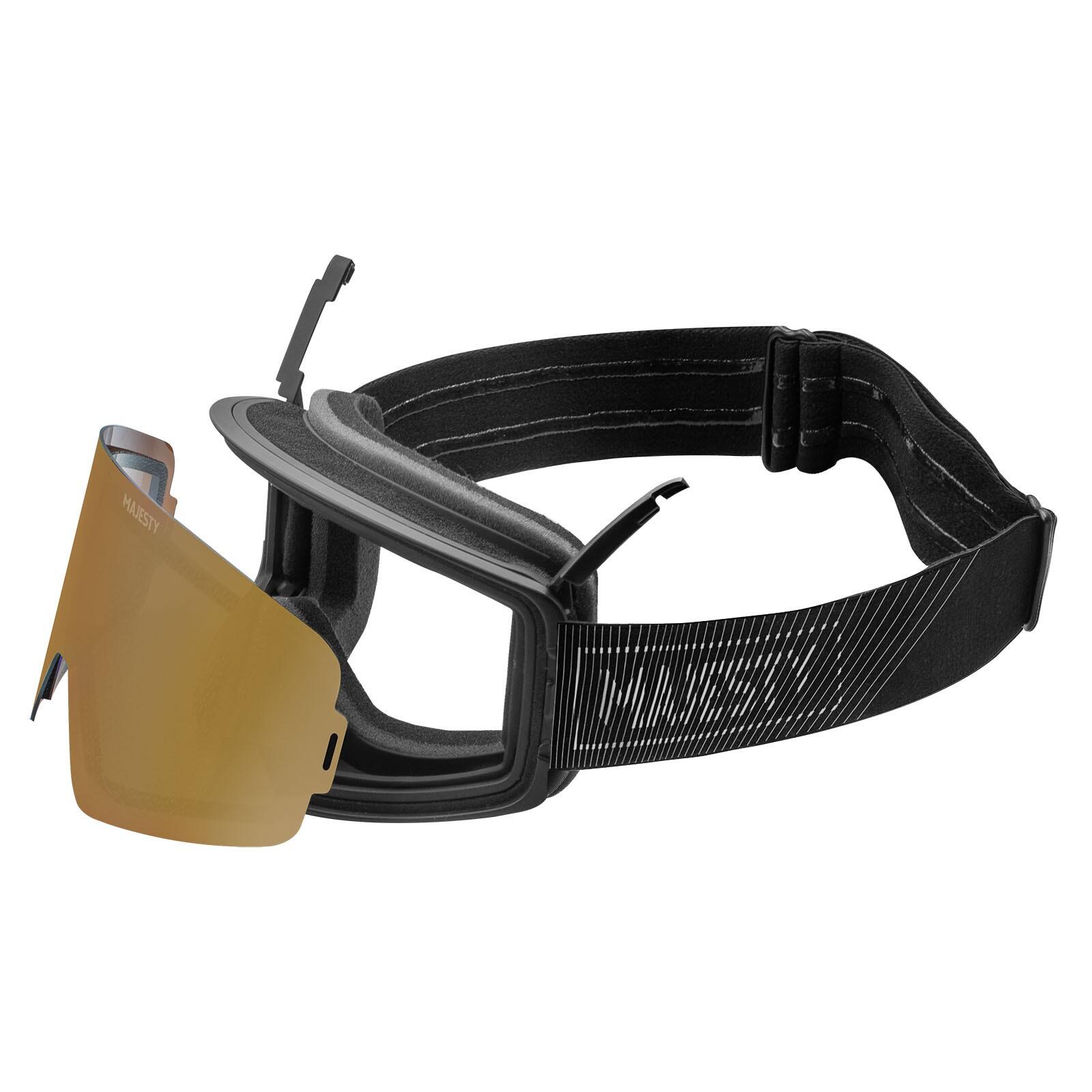 Gogle MAJESTY Transition Snow goggles black/color/Citrine + Gold lens 6/7